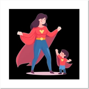 SUPER MOM Posters and Art